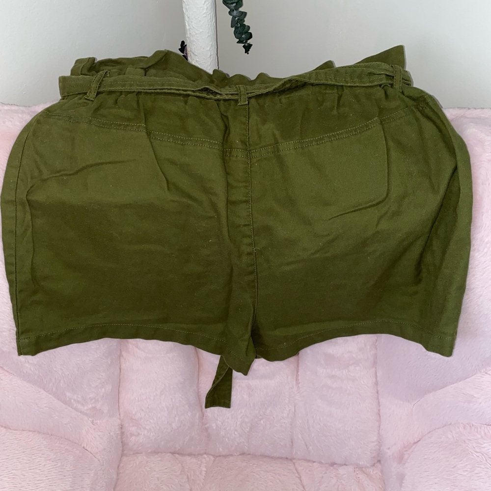 Olive Green Women's Shorts